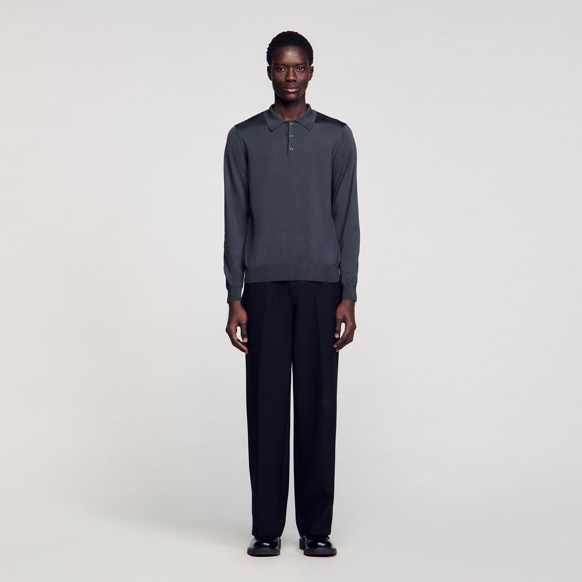 RIBBED POLO SHIRT - 2