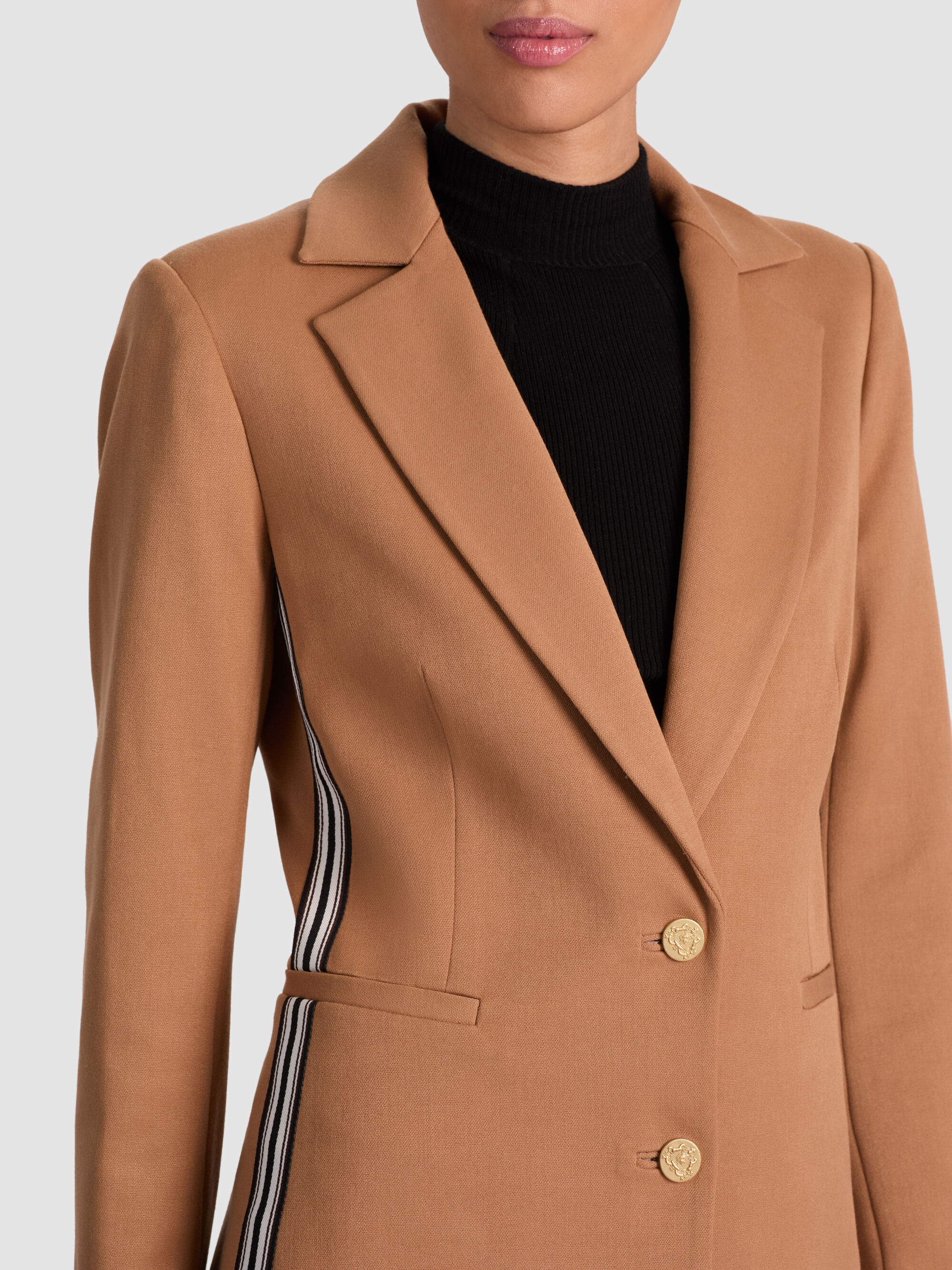BREANN SIDE STRIPE BLAZER - 5