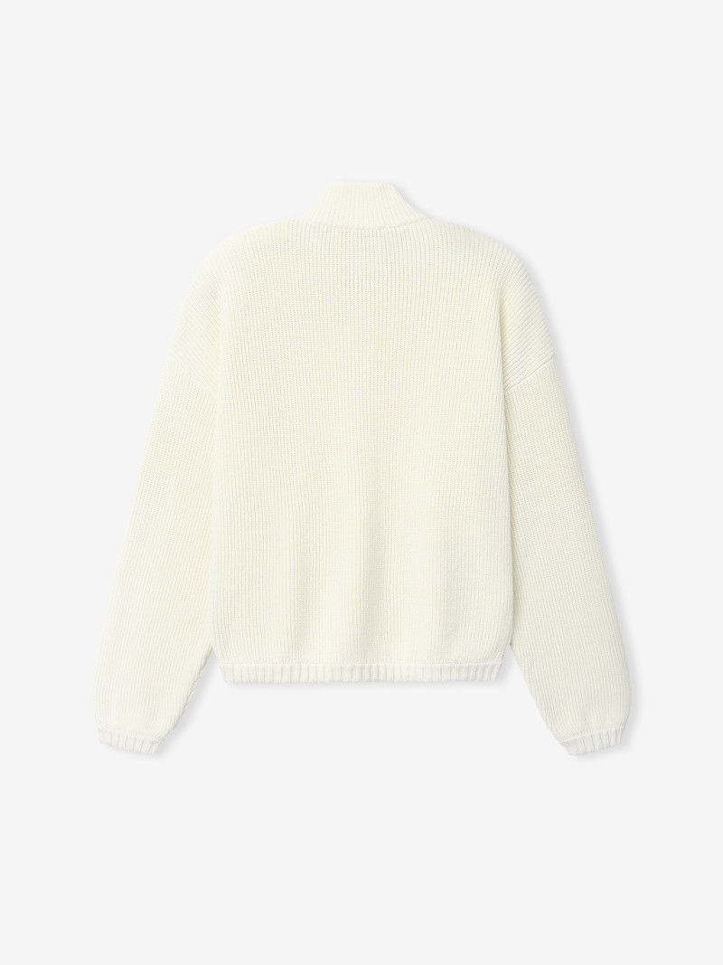 Zip-Up Sweater Long Sleeve 5