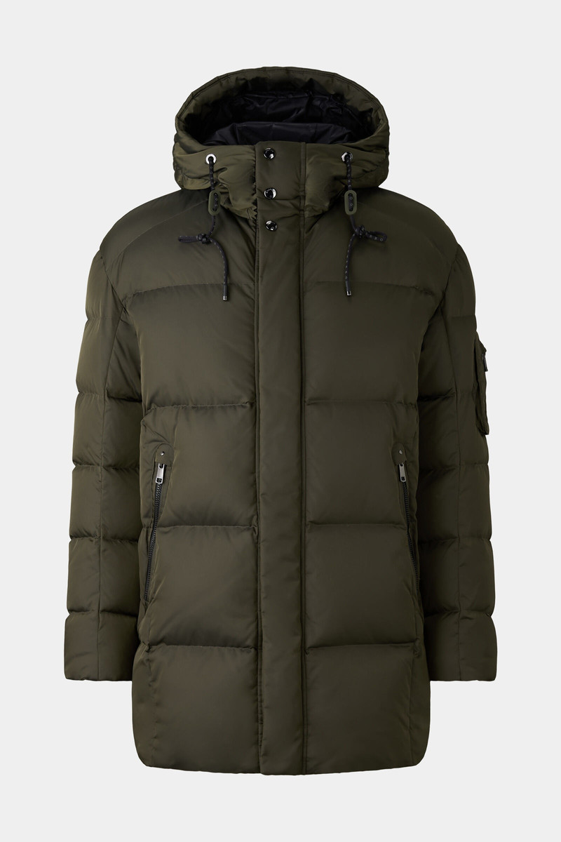 Jones Down jacket in Olive green 7