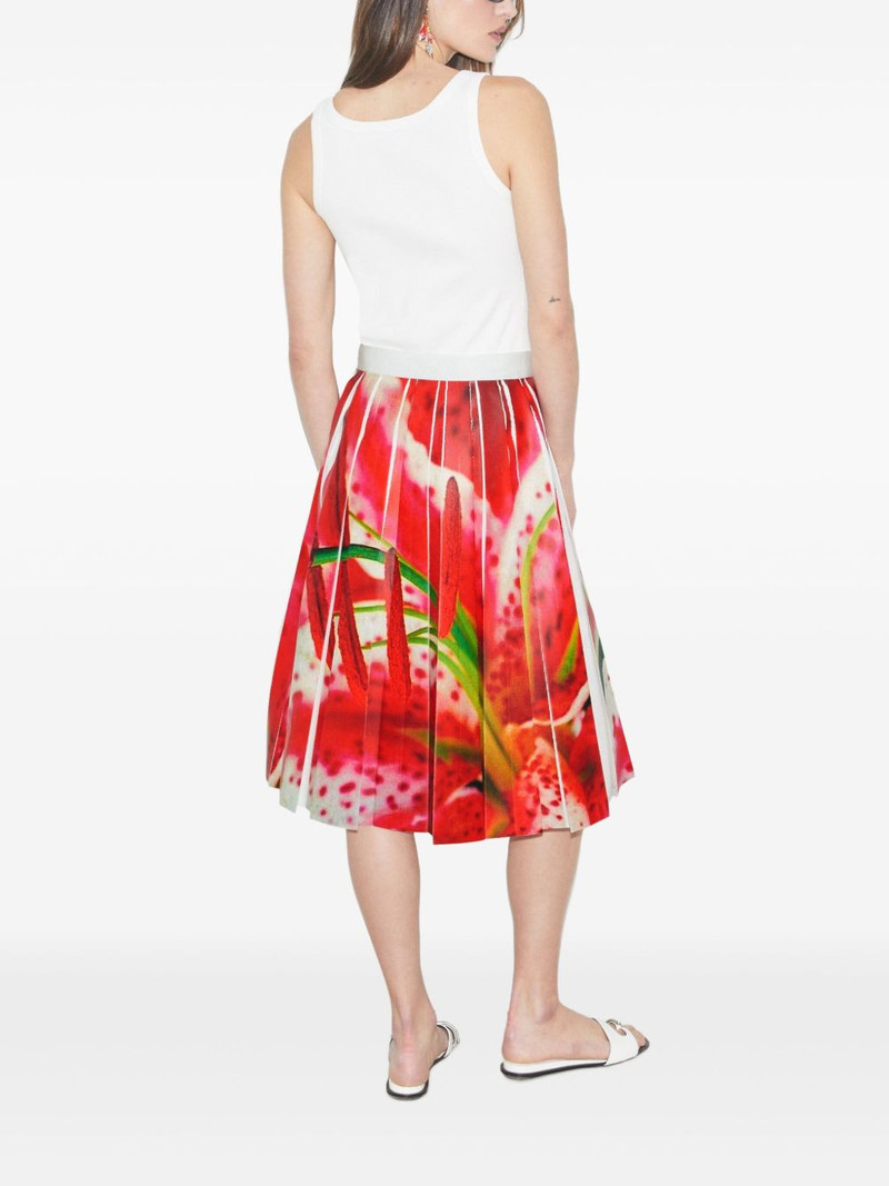 floral-print pleated skirt 3