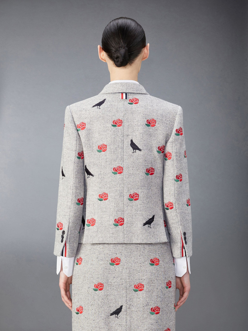 Thom Browne Wool Rose and Raven Slim Fit Sport Coat outlook