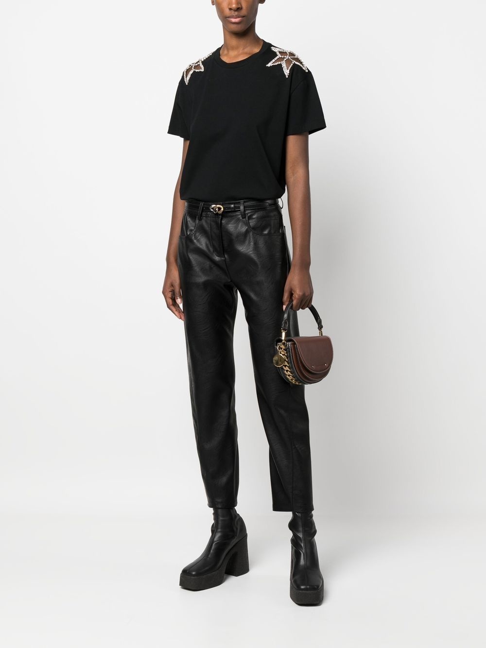 crystal-embellished short-sleeved T-shirt - 2