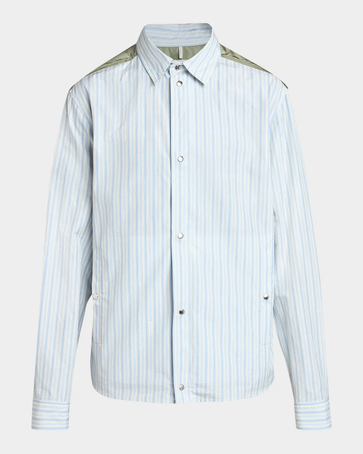 Moncler Men's Mixed-Media Shirt Jacket - 5506163 | REVERSIBLE