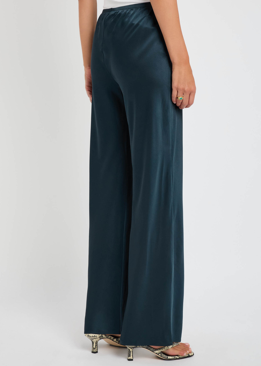 Reformation Gale Straight-leg Satin Trousers - 3