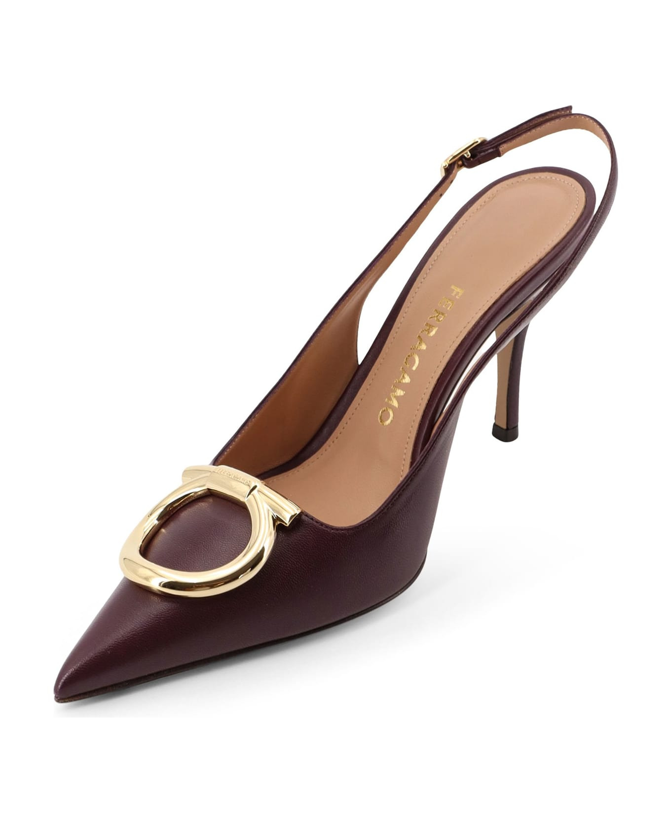 Sara 95 Leather Slingback Pumps - 4