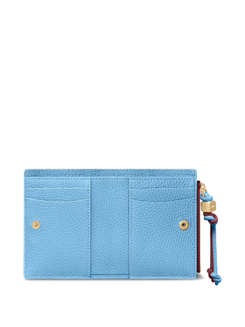 pebbled bifold leather wallet 4