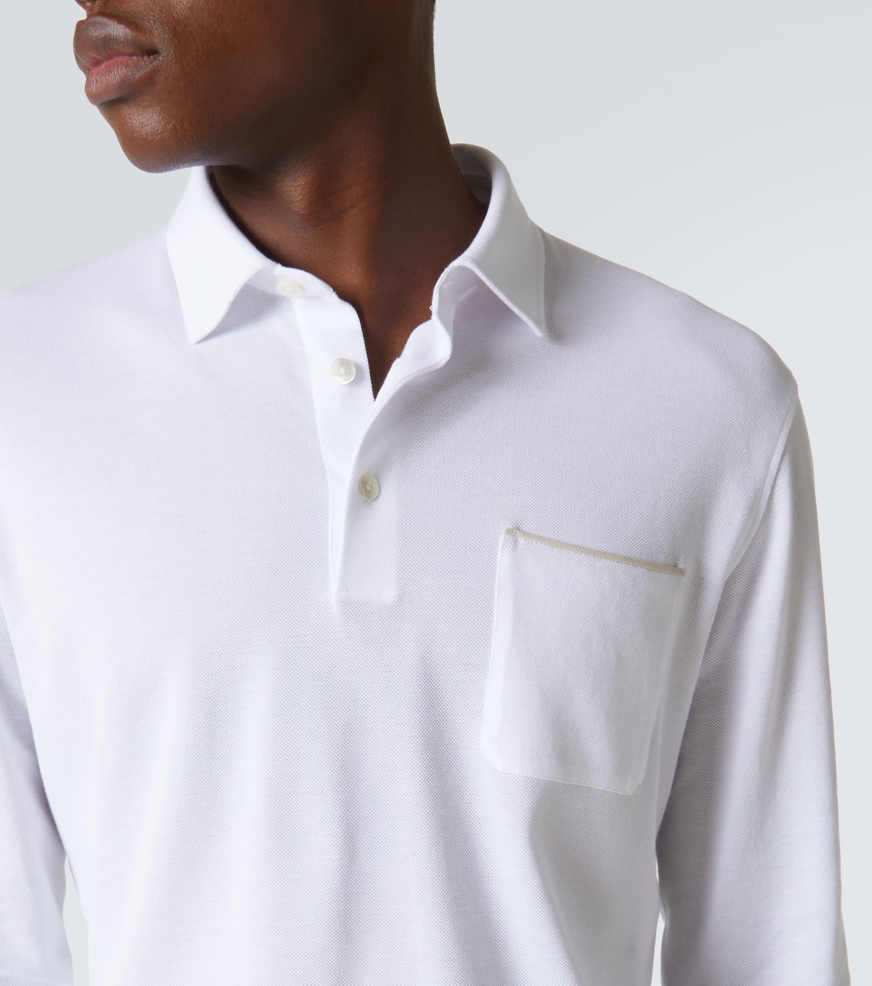 Logo cotton polo shirt - 5