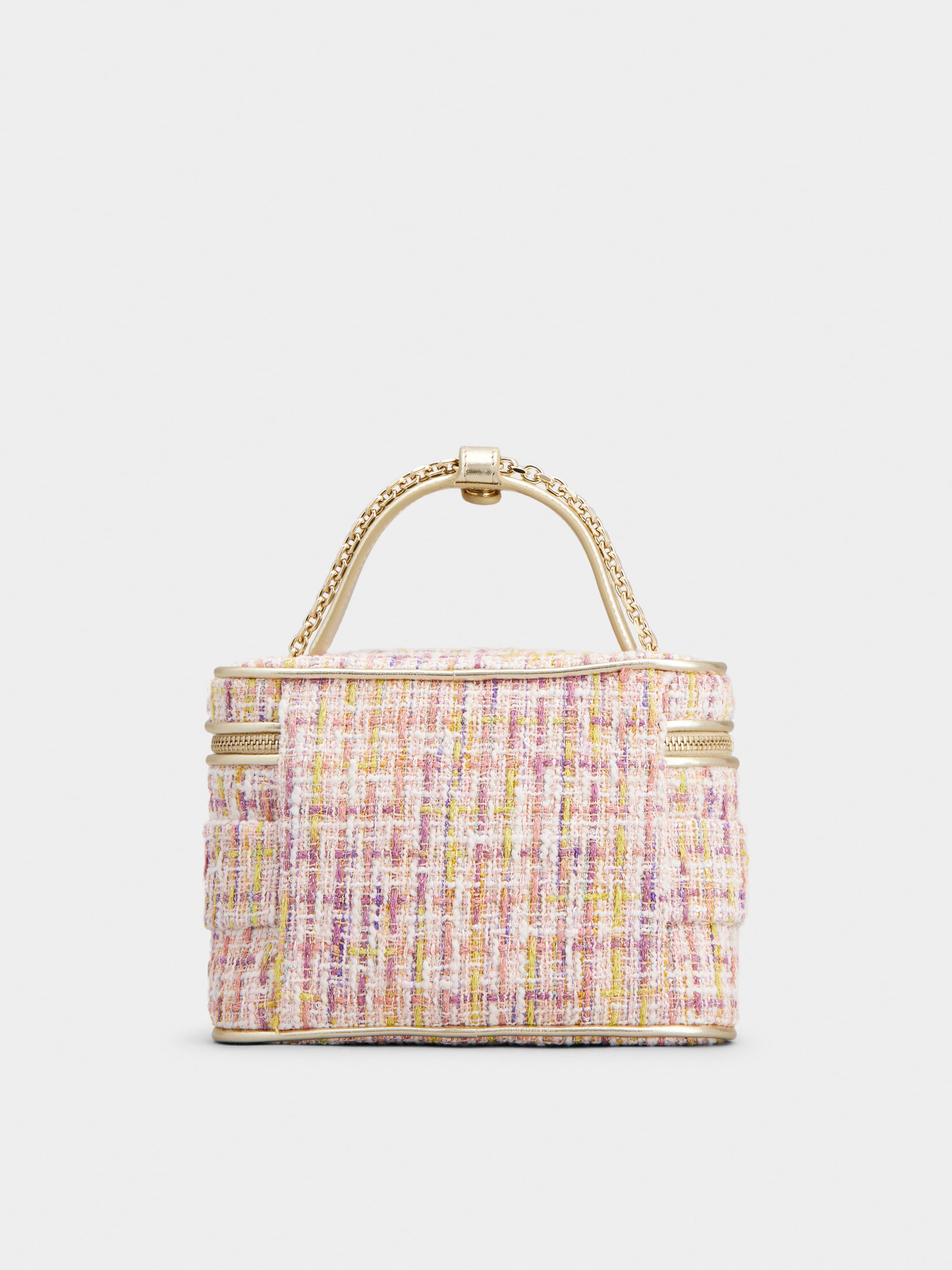 Roger Vivier Vanity Strass Buckle Micro Bag in Fabric - 5