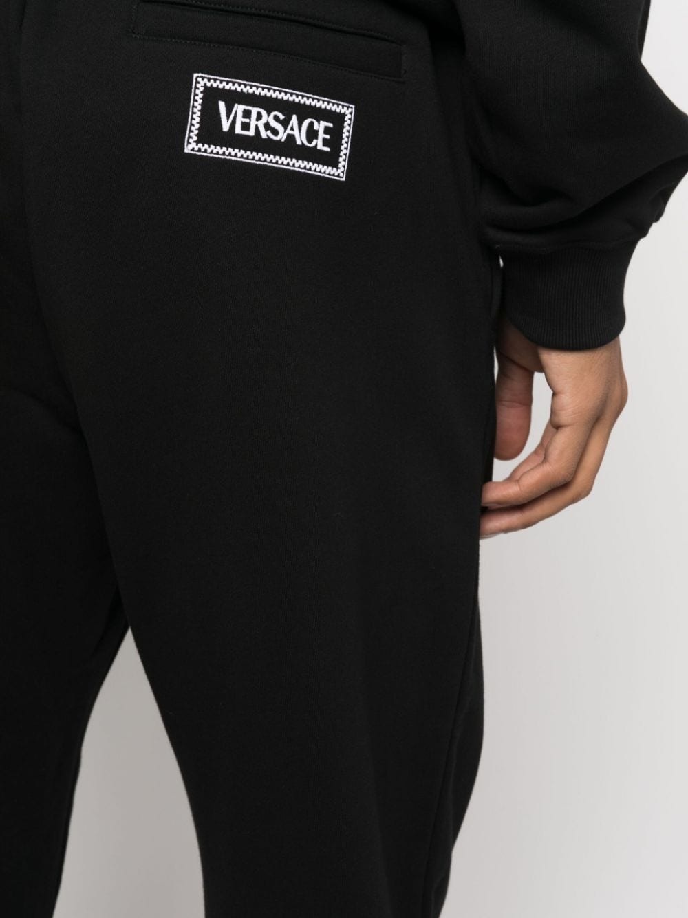 logo-embroidered track pants - 5