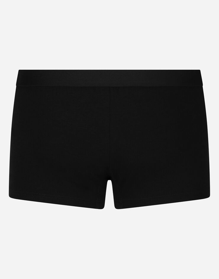 Two-way-stretch jersey regular-fit boxers with emblem - 2