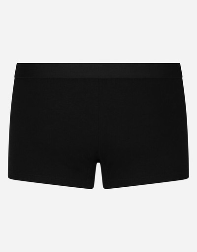 Dolce & Gabbana Two-way-stretch jersey regular-fit boxers with emblem outlook