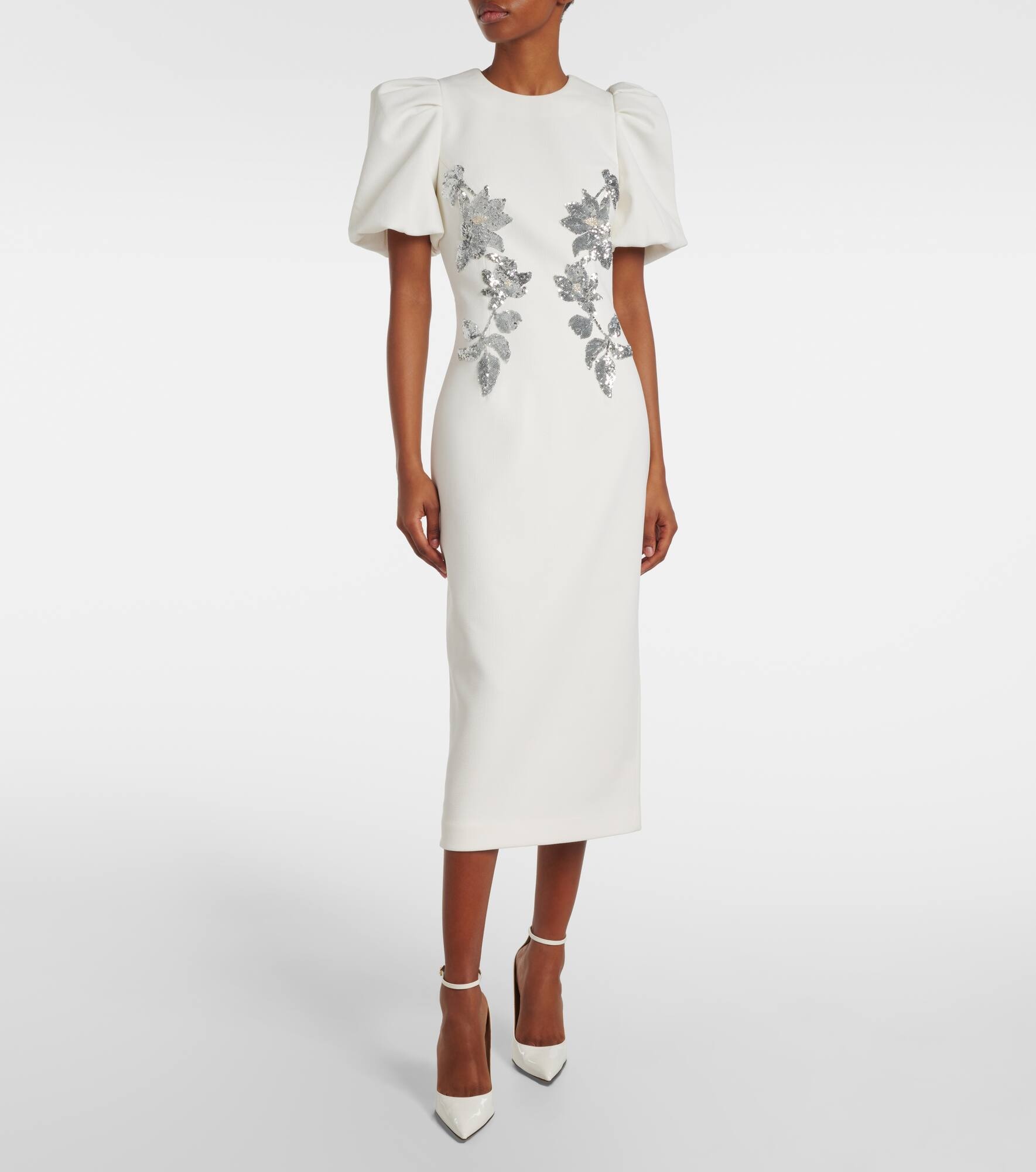 Bridal Lucilla embellished midi dress - 2