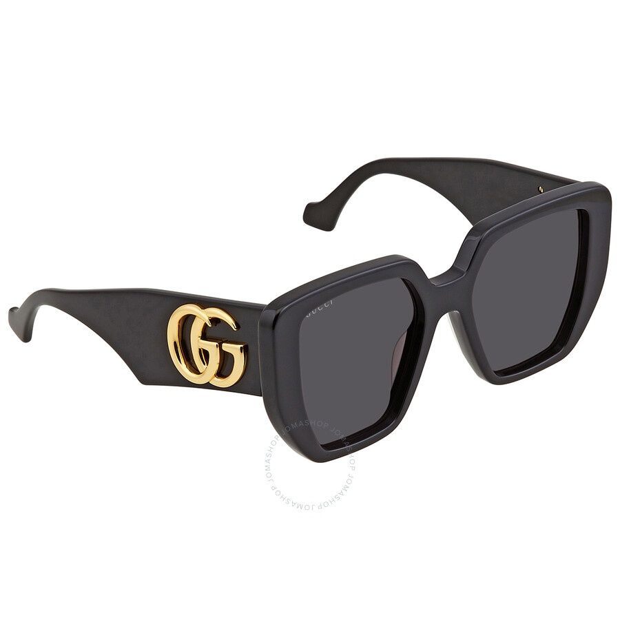 Gucci Grey Geometric Ladies Sunglasses GG0956S 003 54 - 3
