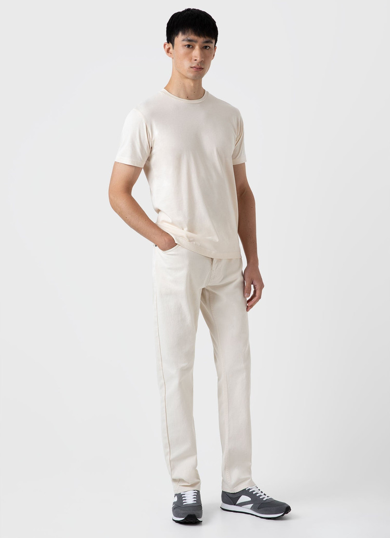 Sunspel Natural 5 Pocket Trouser outlook