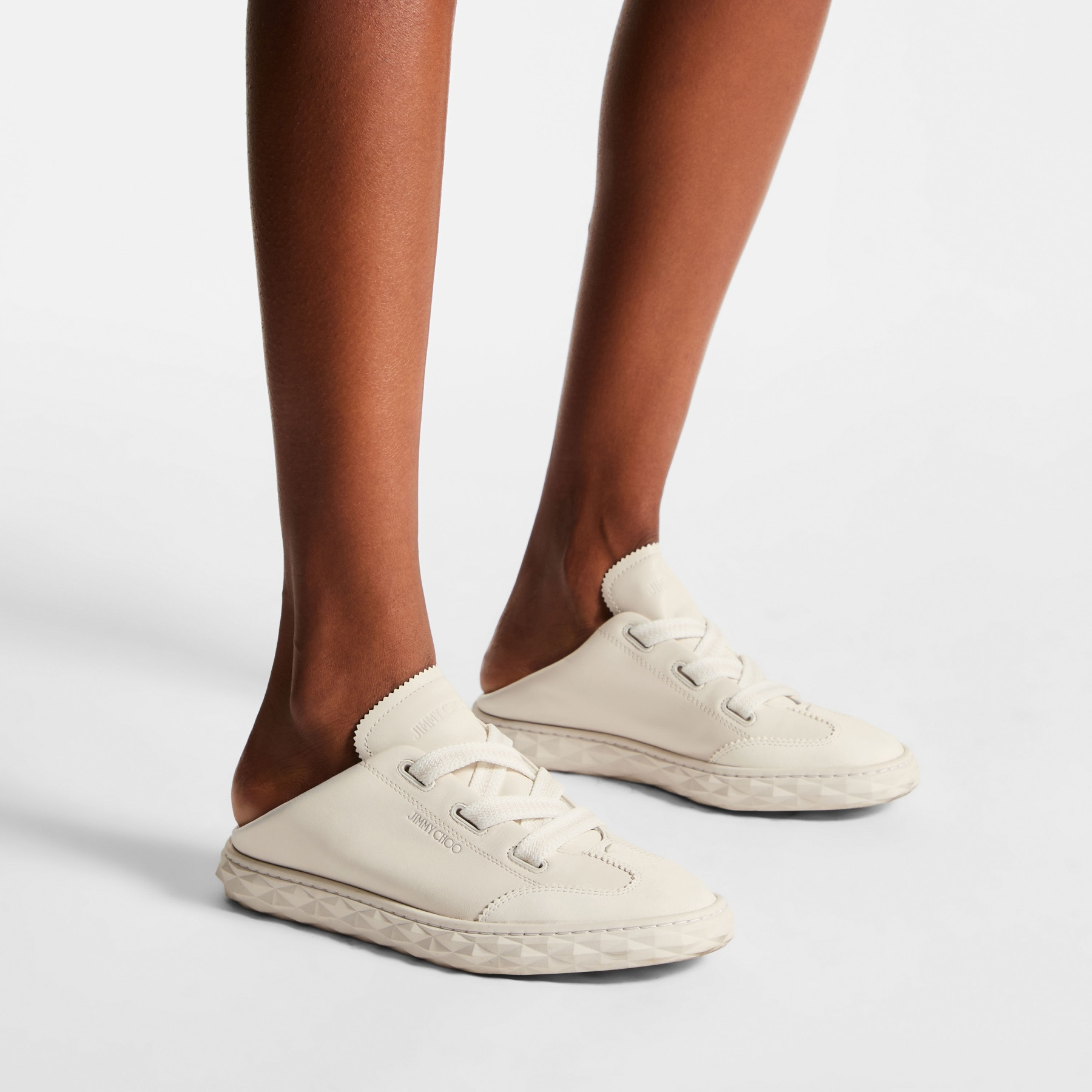 Diamond Light Flex/f
Latte Leather Trainers - 2