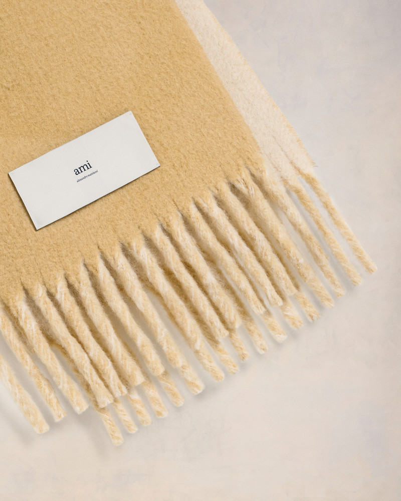 BICOLOR DOUBLE-SIDED SCARF WITH AMI ALEXANDRE MATTIUSSI TAB 3