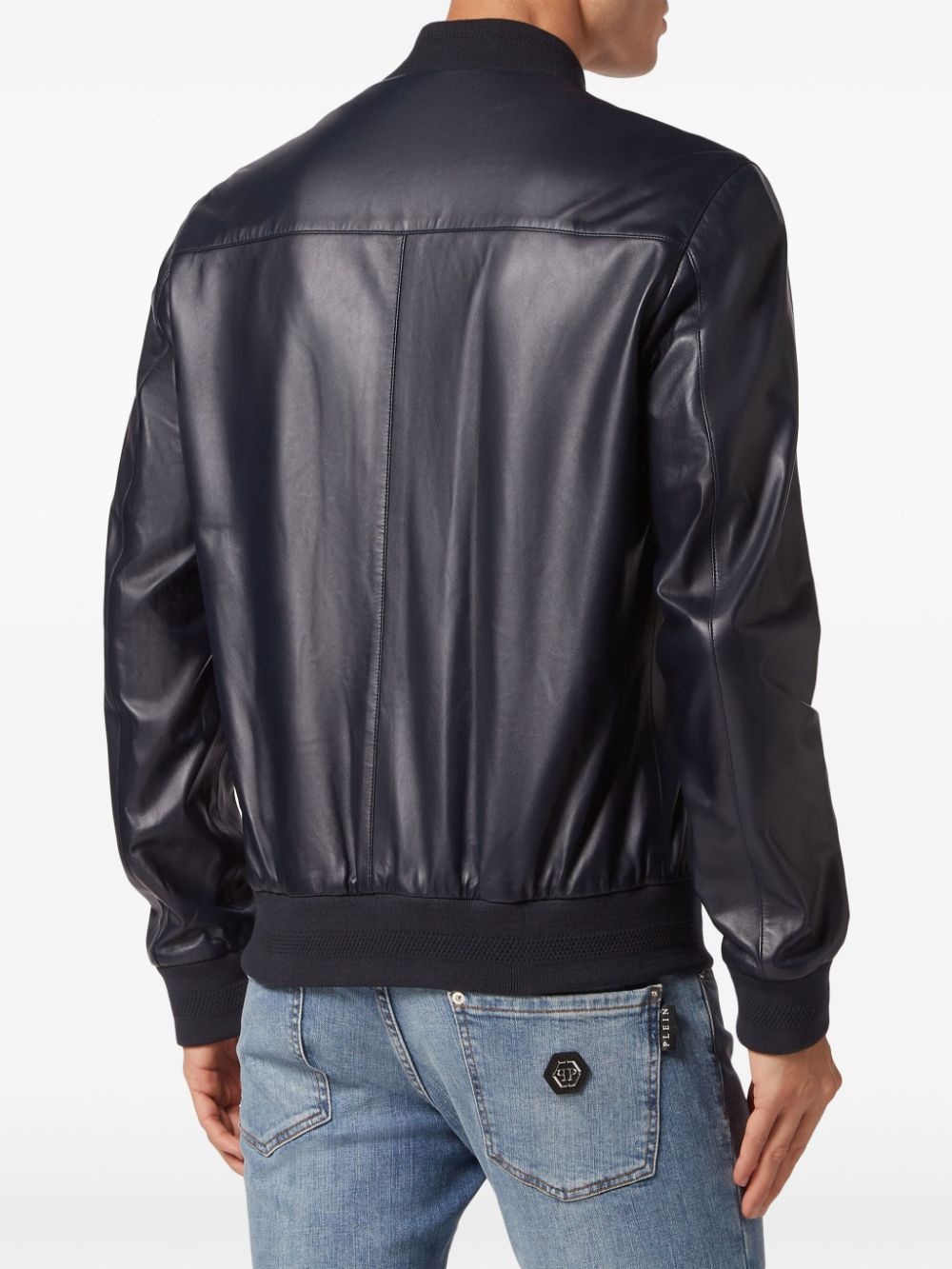 leather bomber jacket - 4