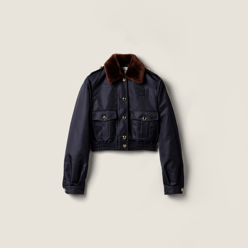 Technical gazar blouson jacket 1