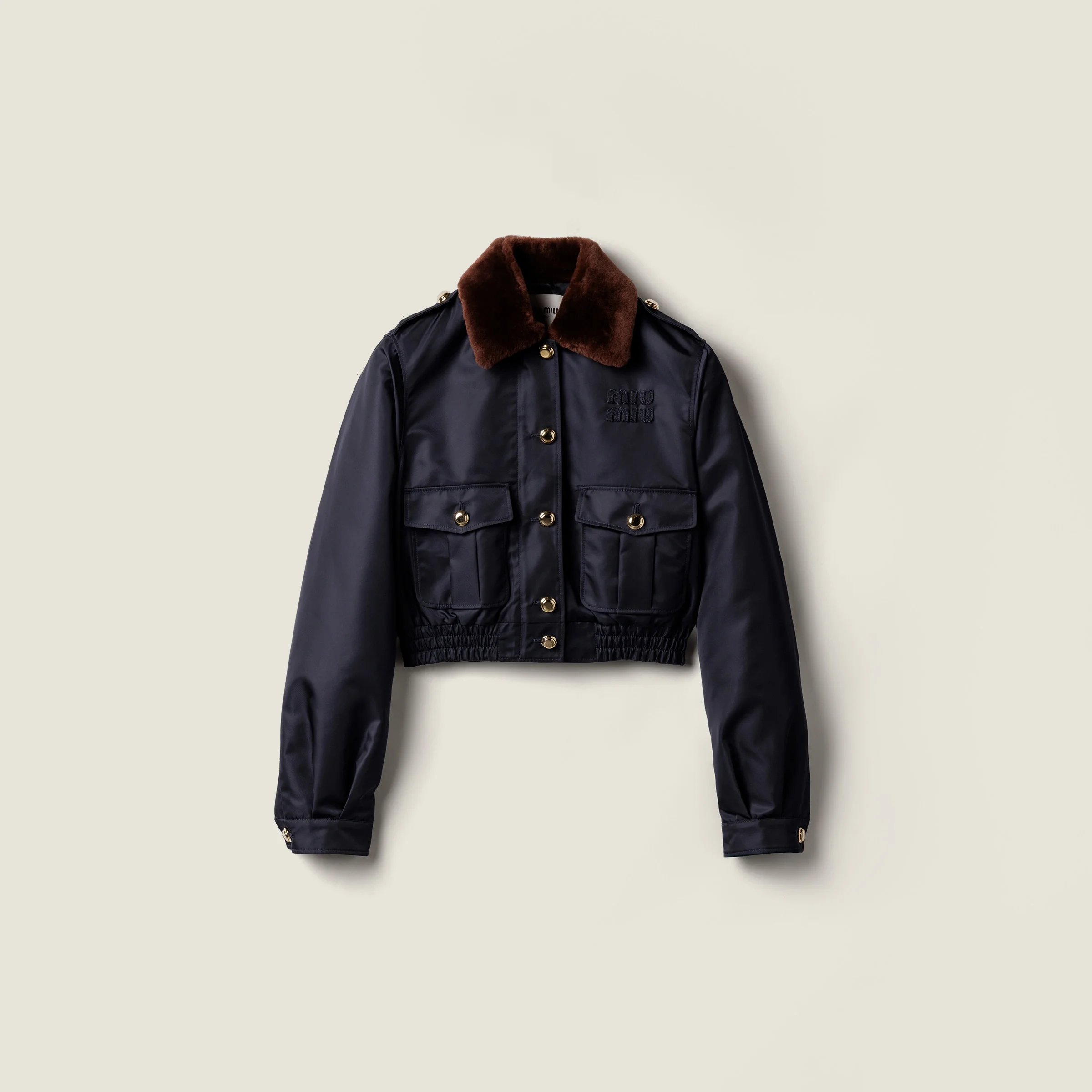 Technical gazar blouson jacket - 1