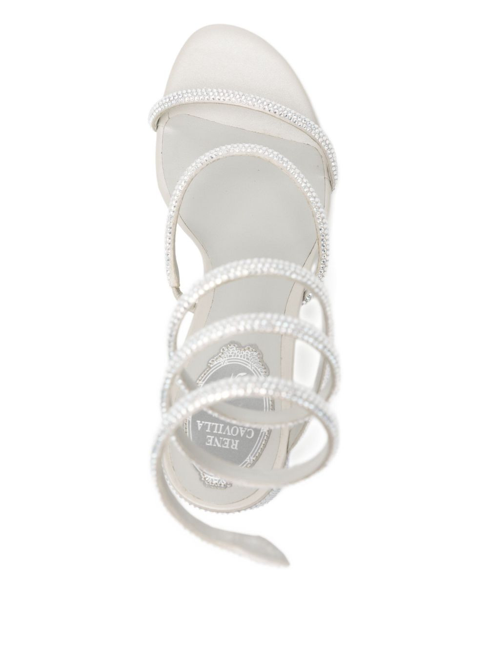 80mm silver sandals - 4