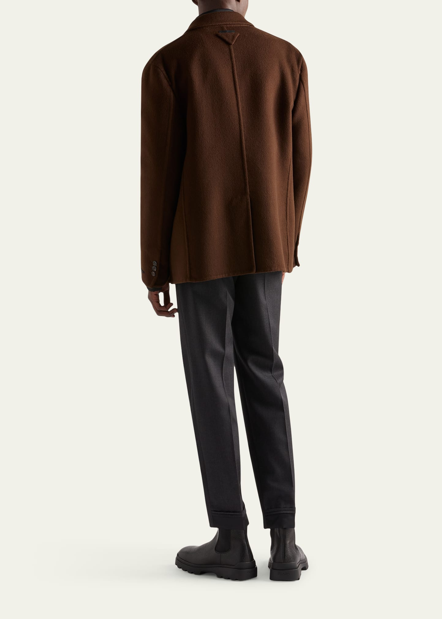 Men's Double-Breasted Cashmere Blazer - 3