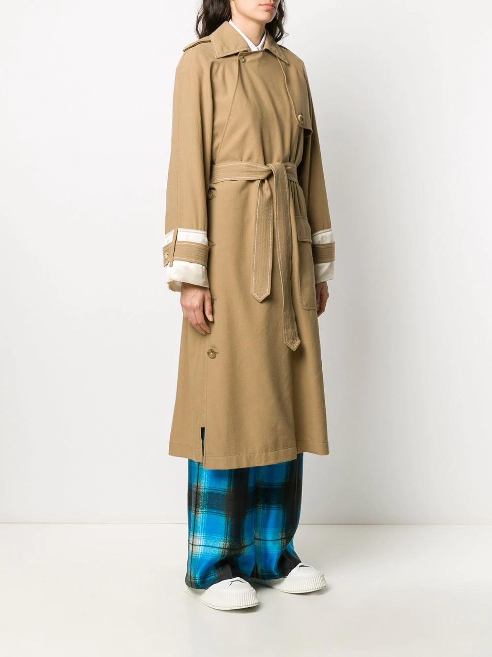 asymmetric trench coat - 3