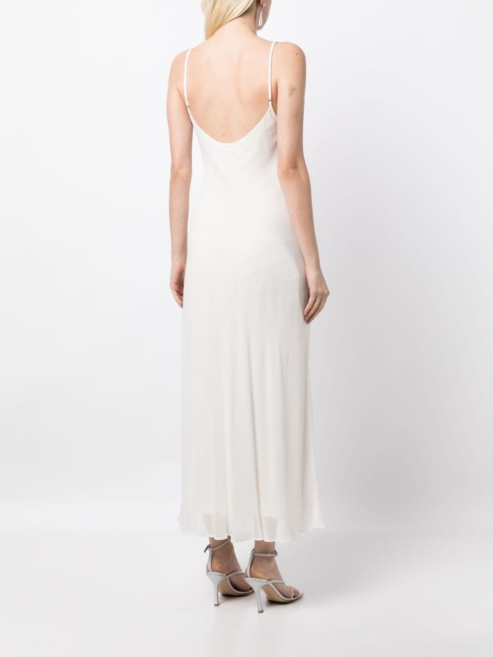 Benedetta rose-appliquÃ© midi dress - 4
