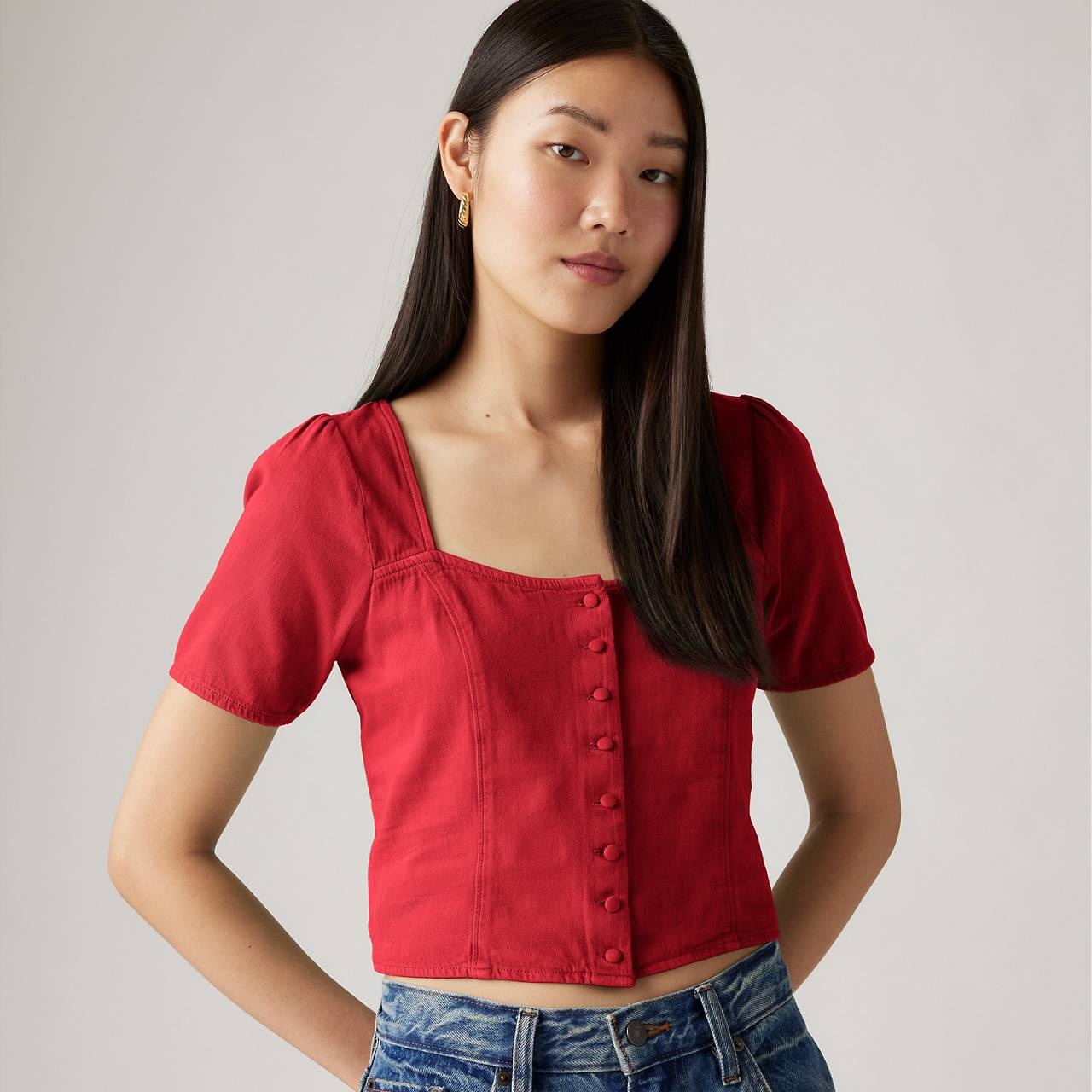 PASCALE SHORT SLEEVE BLOUSE - 3