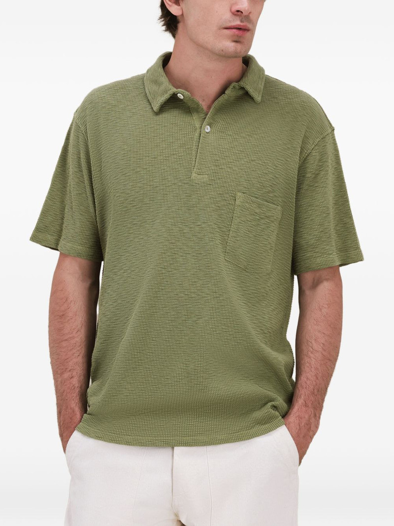 Missourim waffle pocketed polo shirt 4