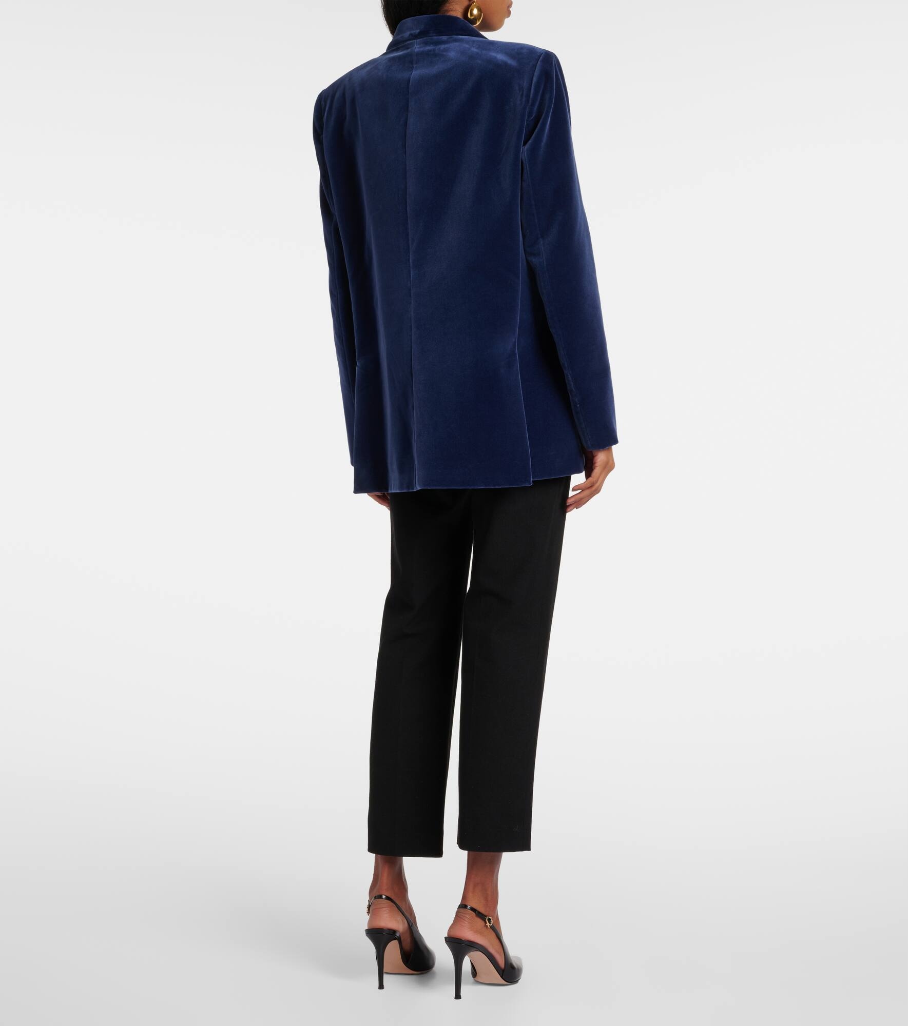 Jealousy Everynight cotton velvet blazer - 3