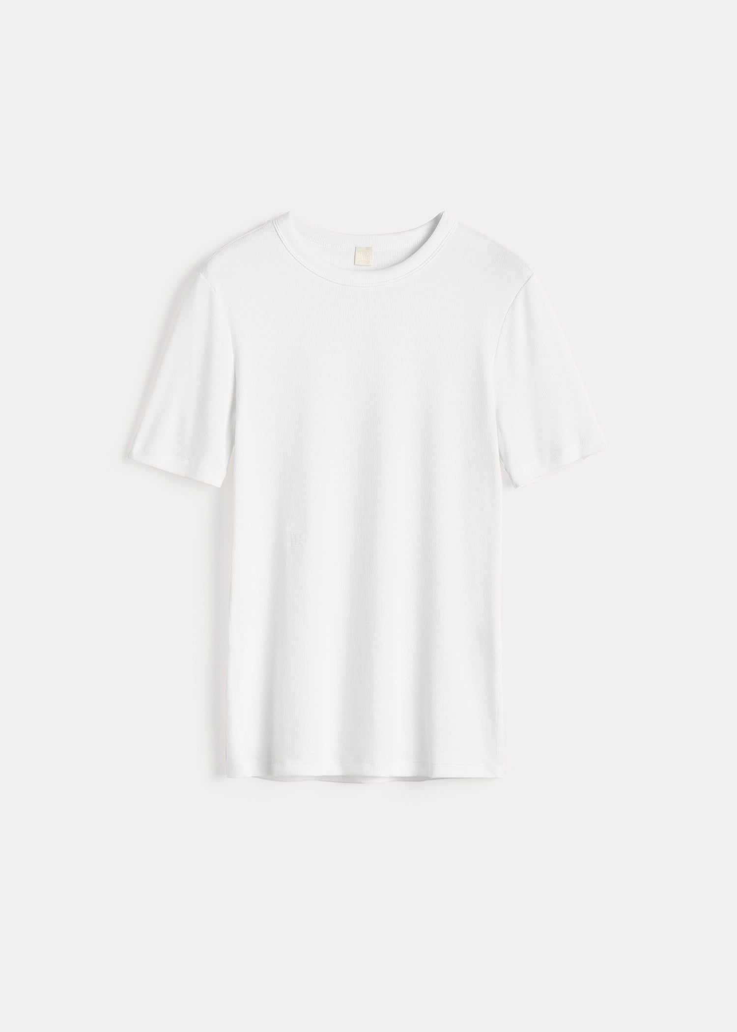 Classic rib tee white - 1