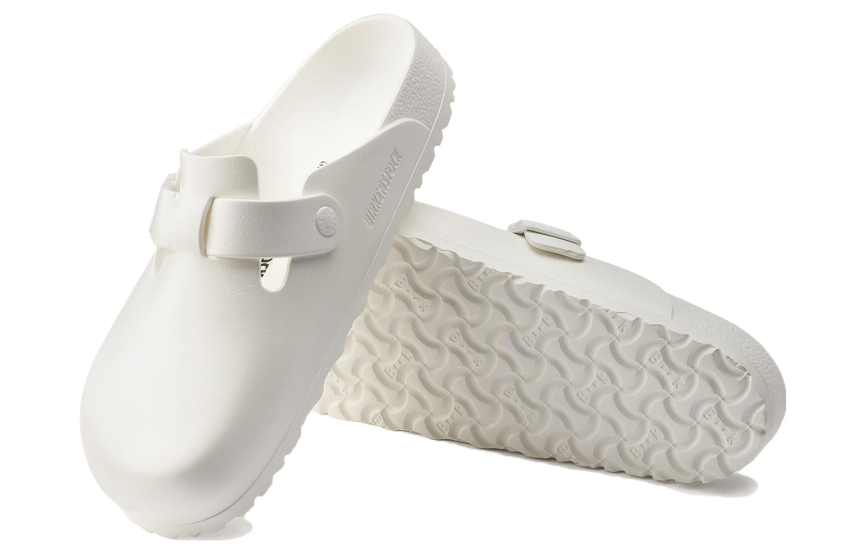 (WMNS) Birkenstock Boston Essentials EVA Narrow Fit 'White' 0127133 - 6