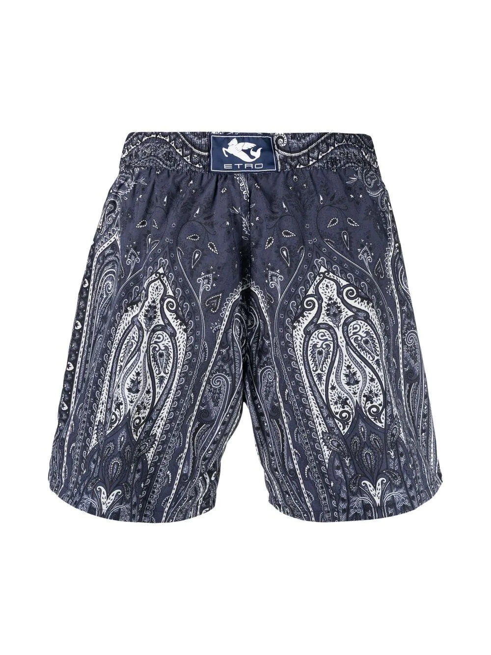 paisley-print drawstring swim shorts - 2