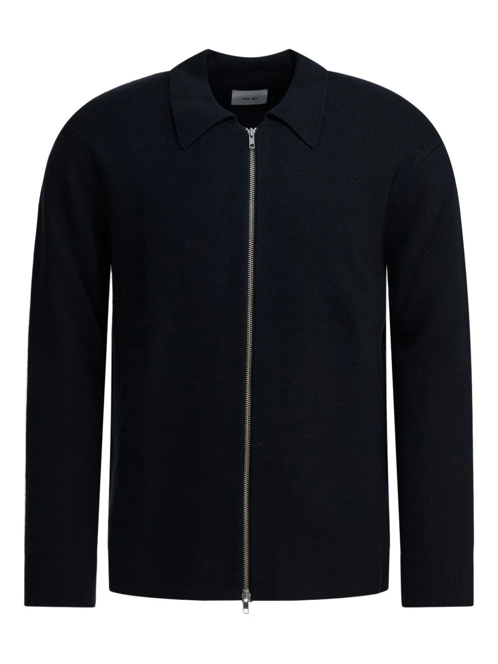 zip-fastening cardigan - 1