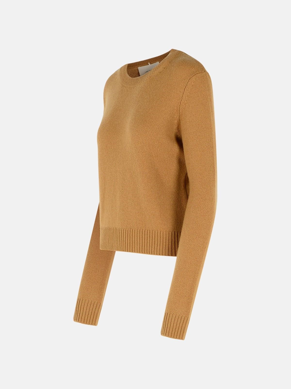 'MABLE' BROWN CASHMERE SWEATER - 2