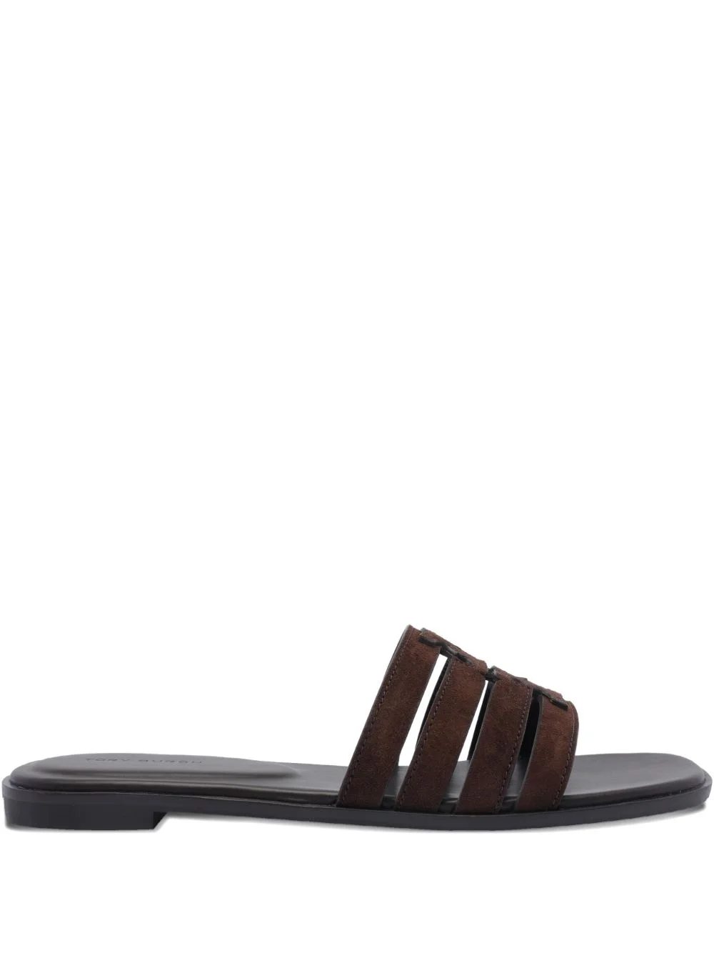 suede flat sandals - 1