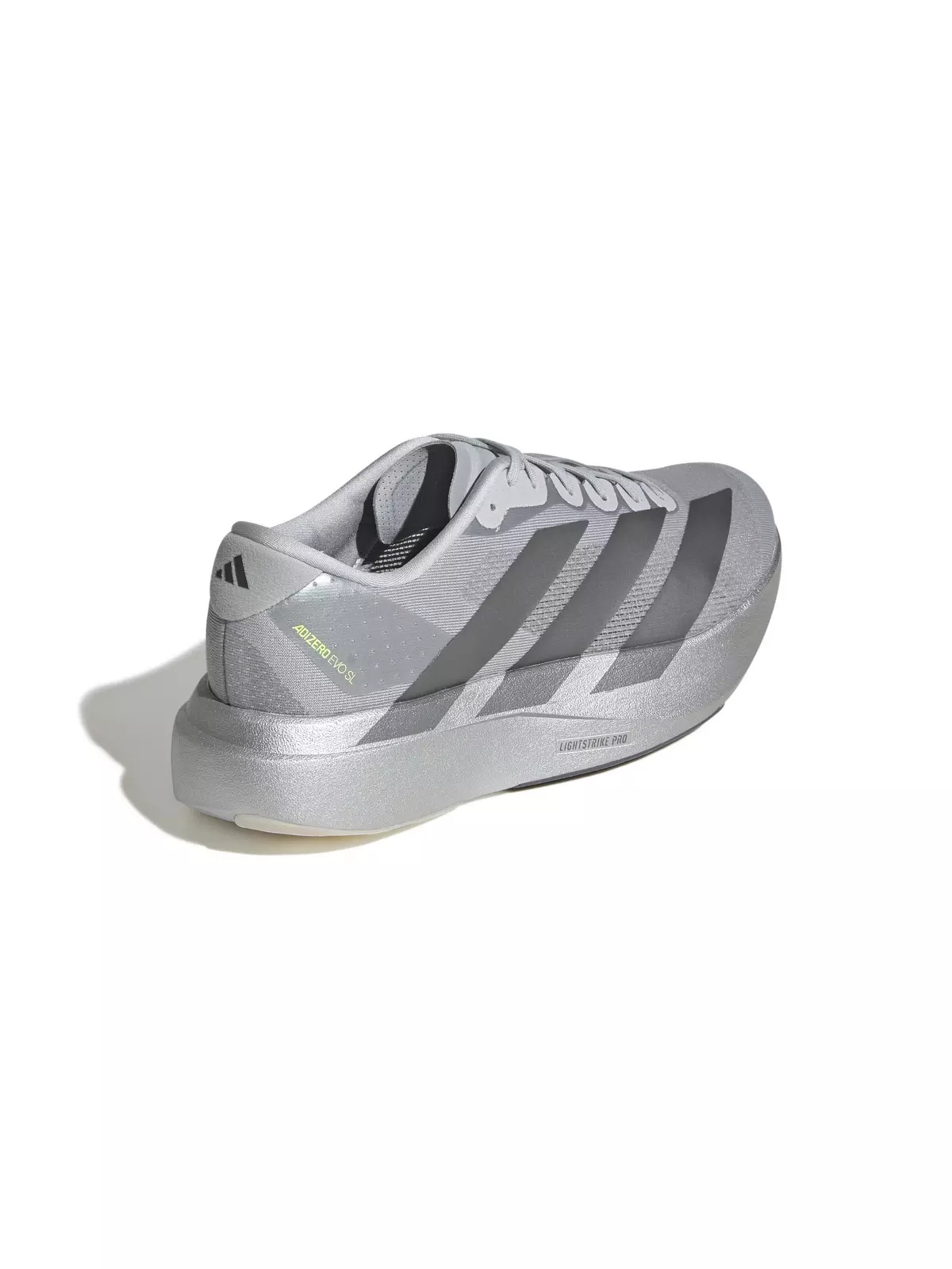 Adizero Evo SL "Silver Metallic/Halo Silver" Men's Running Shoe - 4
