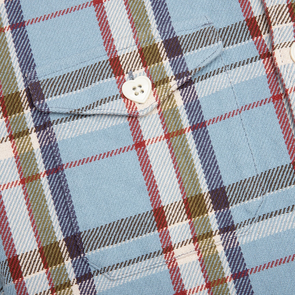 CHECK SHIRT - BLUE - 3