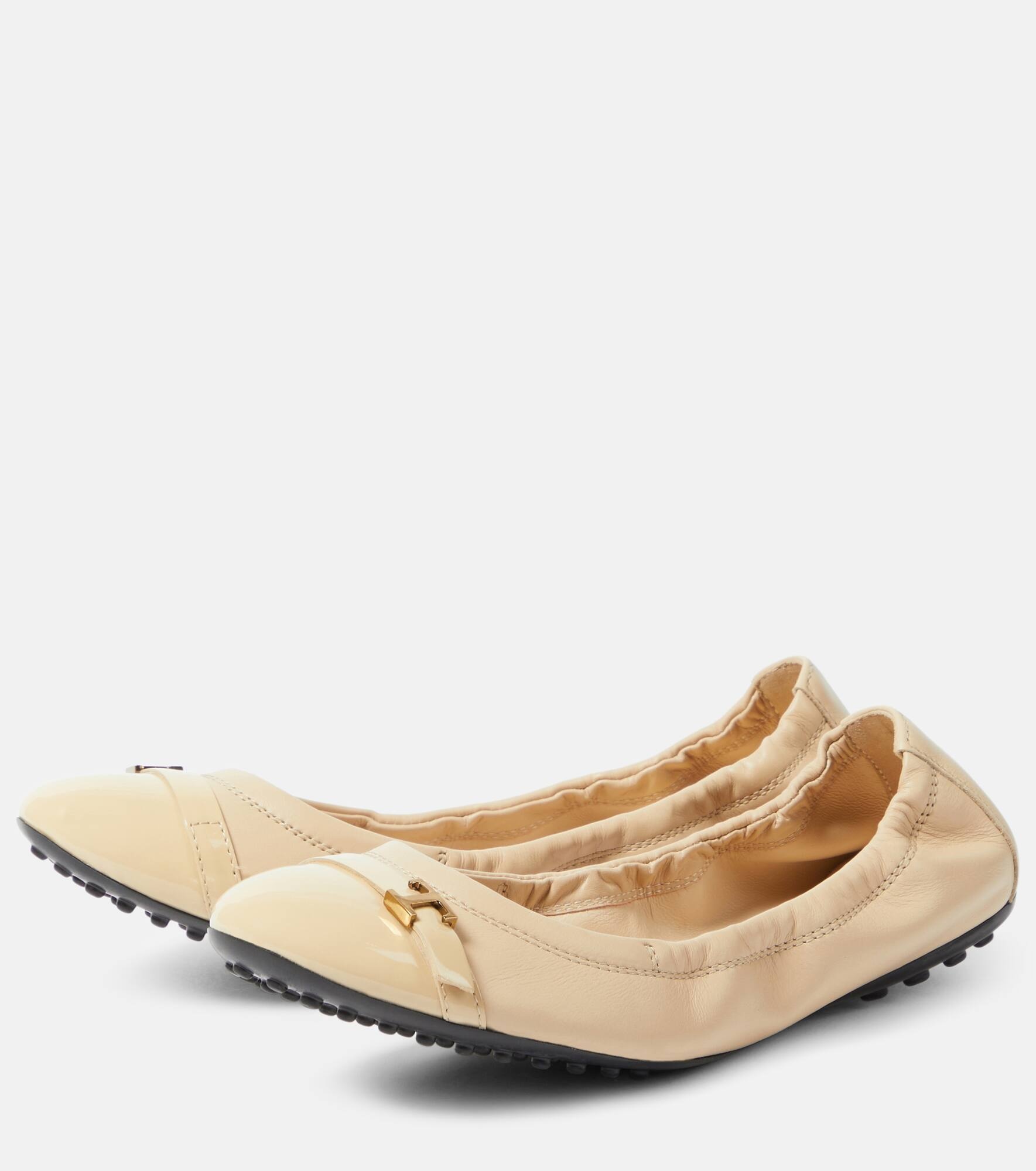 Leather ballet flats - 5