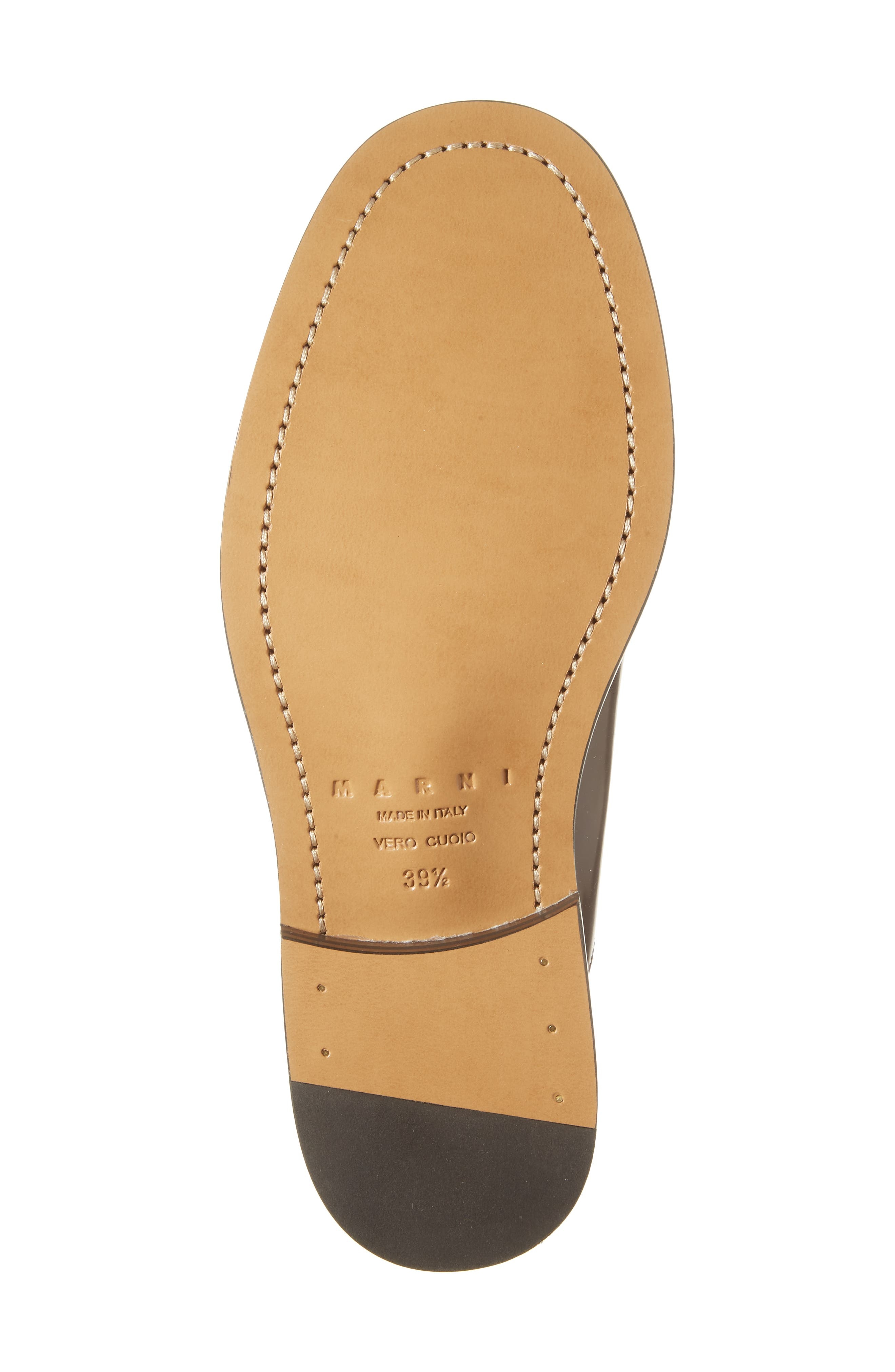 Marni Logo Embroidered Sabot Mule in Burgundy/Red at Nordstrom - 6