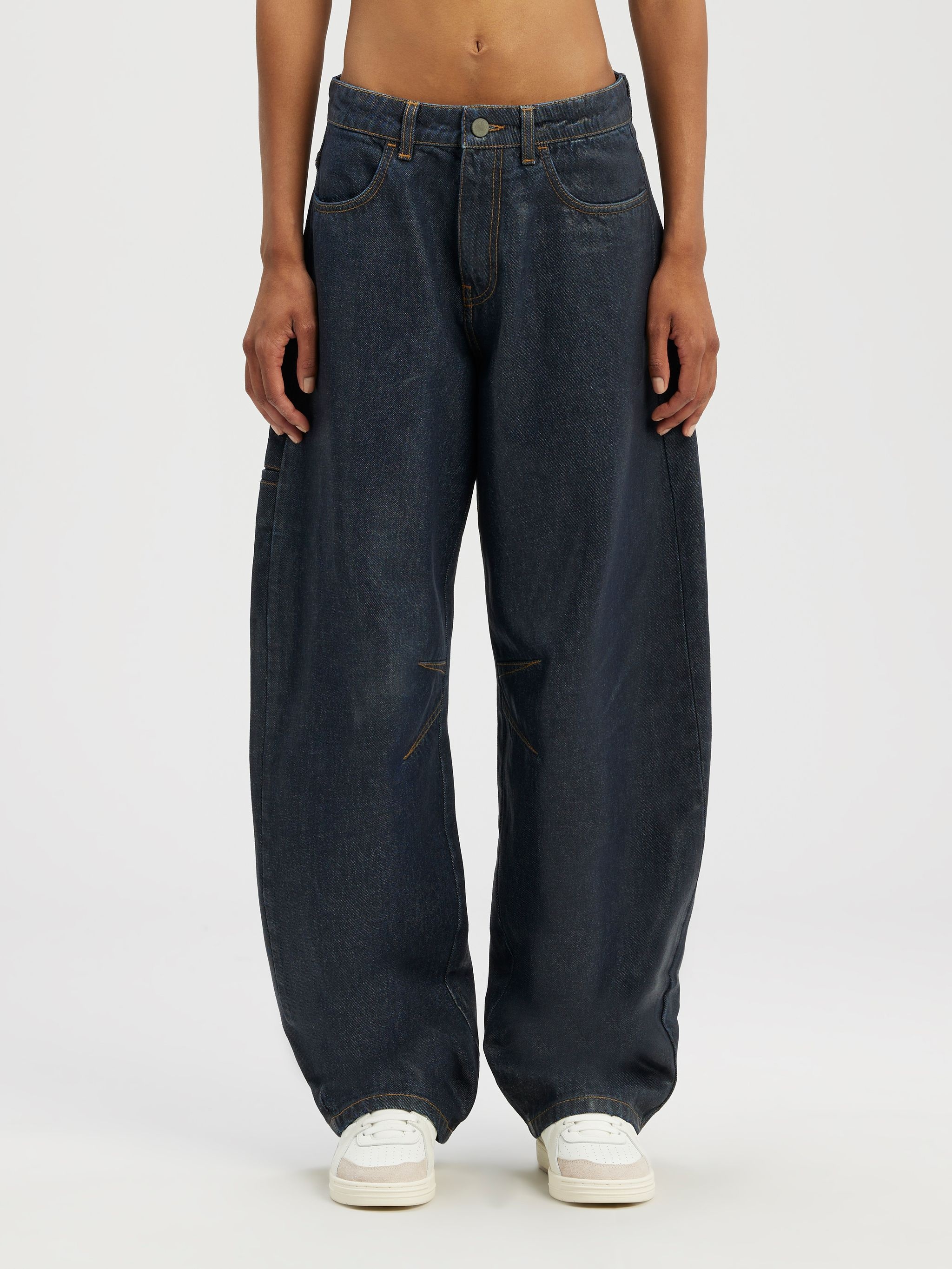 Carrot Denim Pants - 3