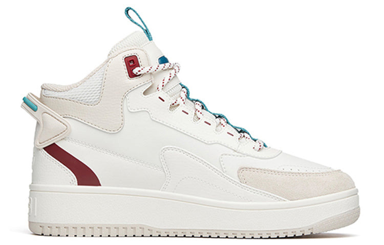 (WMNS) ANTA Fashion Series Sneakers High 'Light Grey' 122148013R-2 - 2