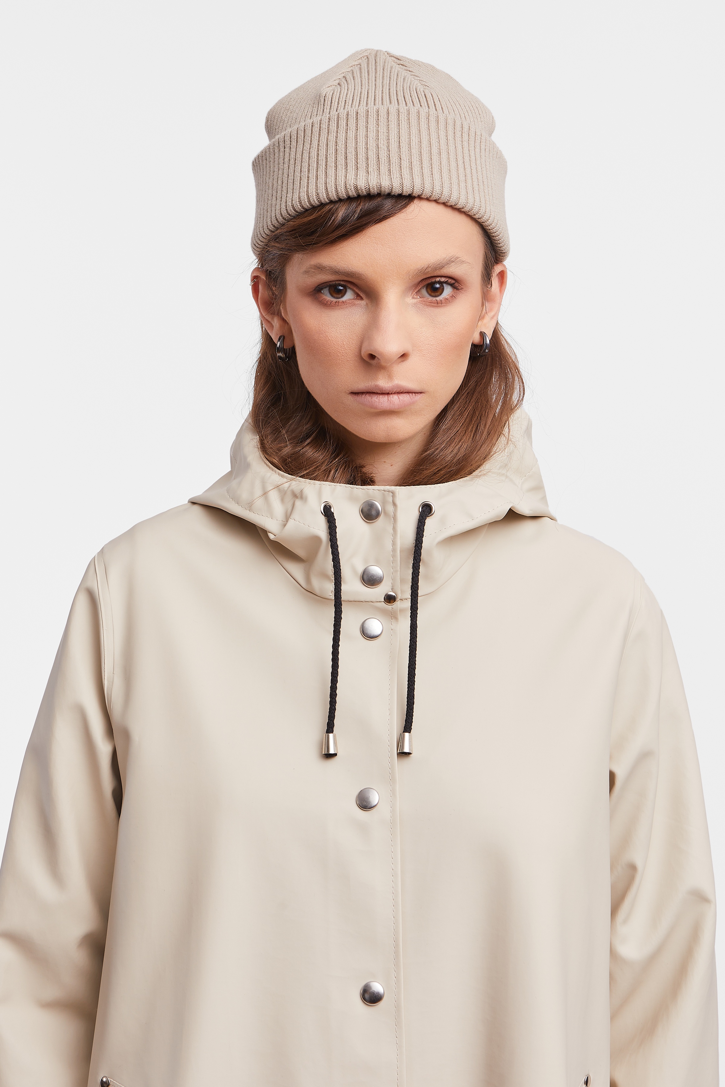 Mosebacke Lightweight Raincoat Oyster - 7