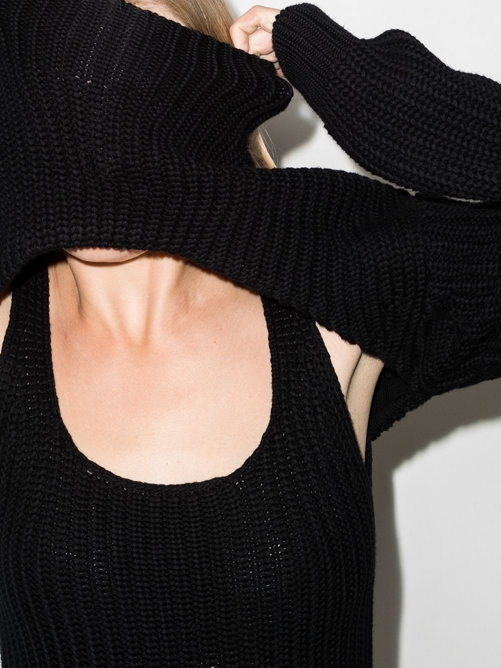 Jady turtleneck knitted dress - 4