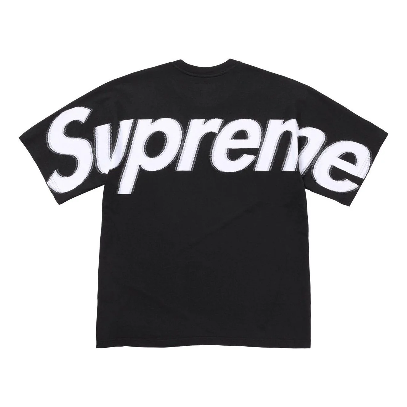 Supreme Intarsia Short-Sleeve T-Shirt 'Black' SS25KN13-BLACK - 1