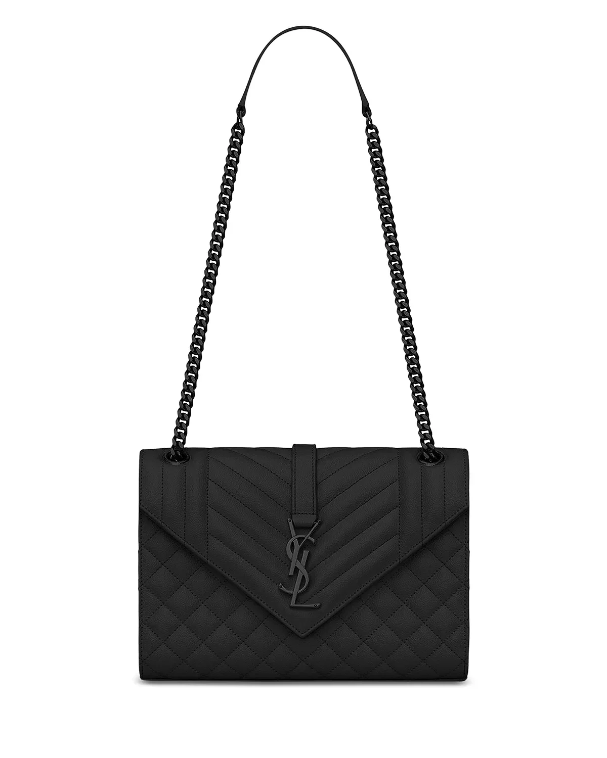 Envelope Medium Quilted Leather Crossbody - 1