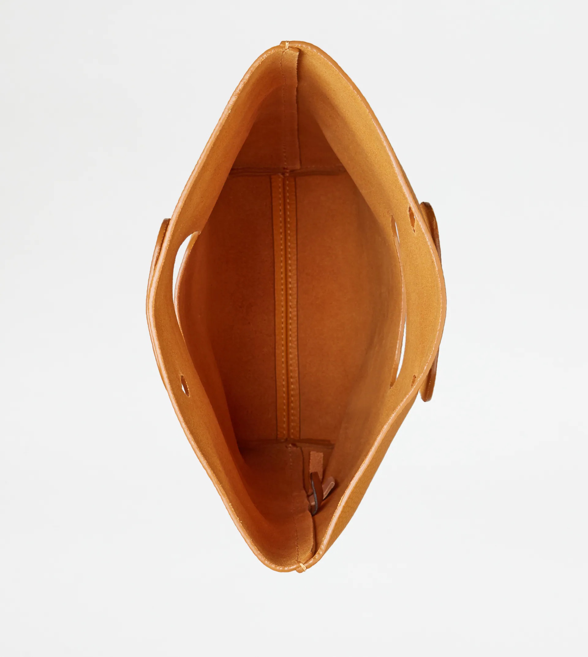 SHOPPING TOTE IN LEATHER MINI - YELLOW - 3