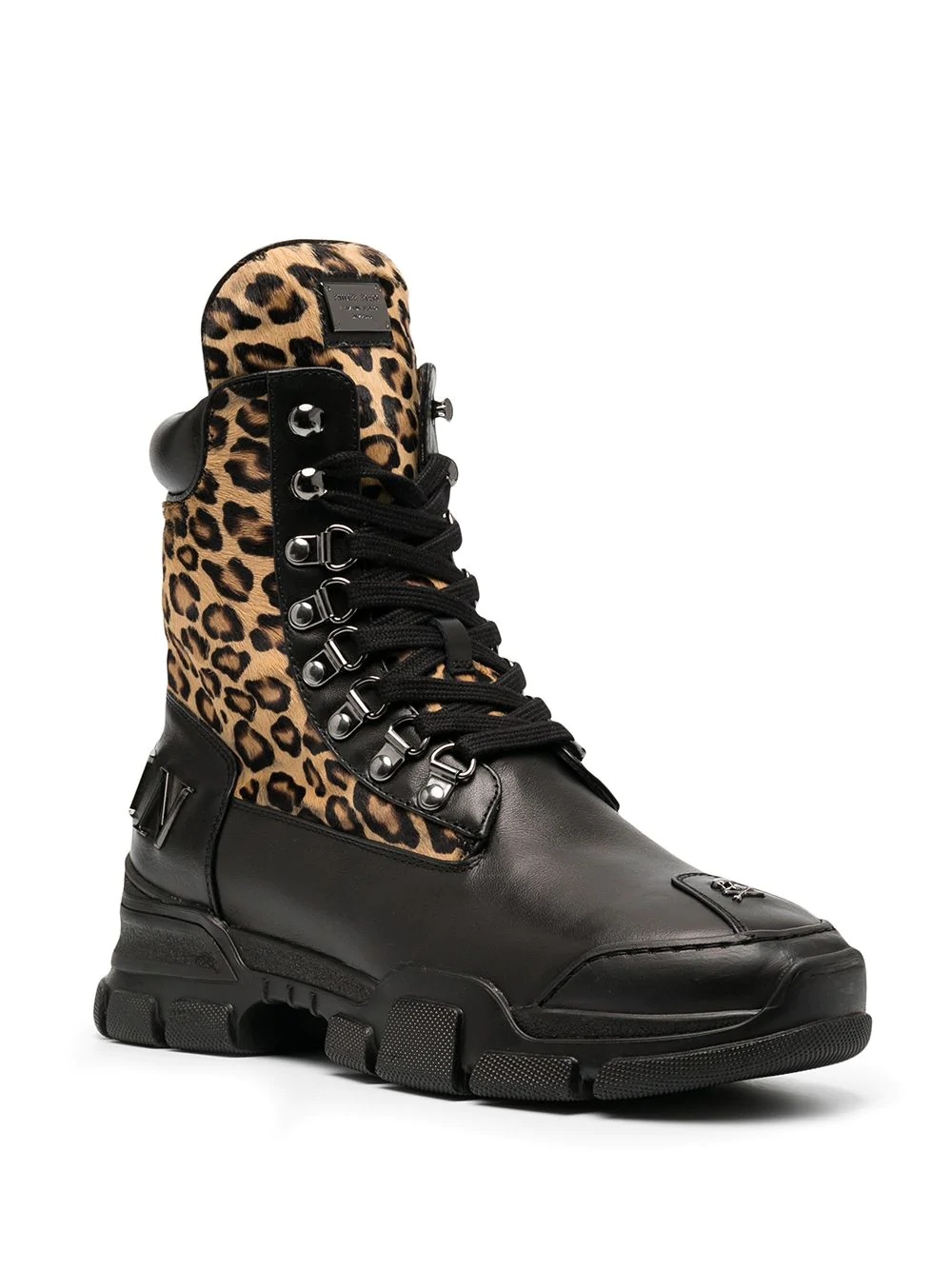 leopard print hiking boots - 2