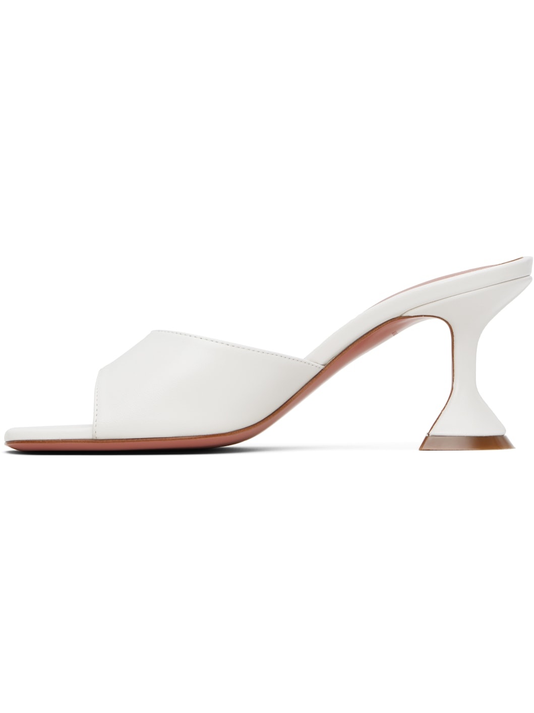 White Lupita Slipper 70 Heeled Sandals - 3